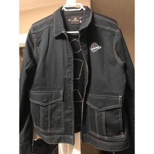 Navy volcom jacket